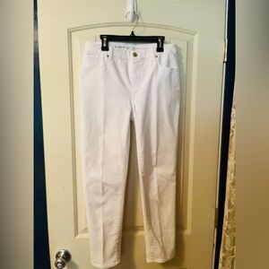 Chico's So Slimming White Ankle Jeans